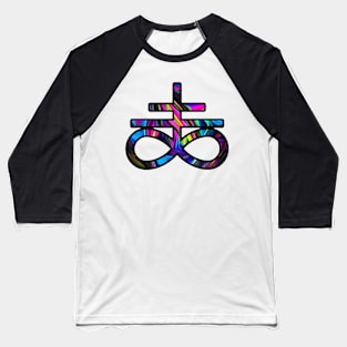 Holographic Levithan Cross Baseball T-Shirt